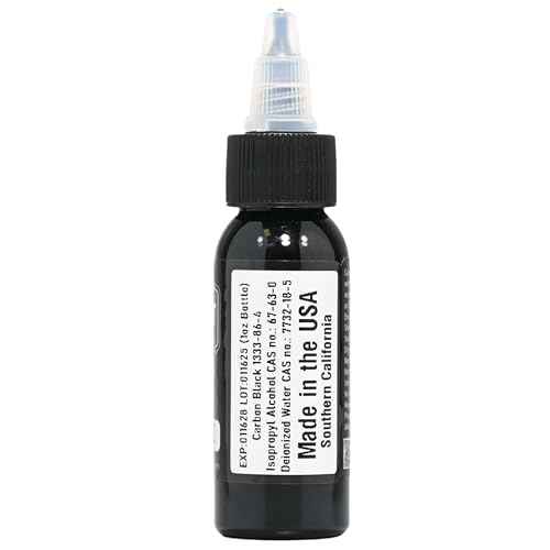 Element Tattoo Supply Greywash Tattoo Ink Set - Professional Tattooing, Light, Medium & Dark Shades, Includes Black & White Solid Inks for Outlining, Shading & Blending, 1 oz Bottle (5 Pack)