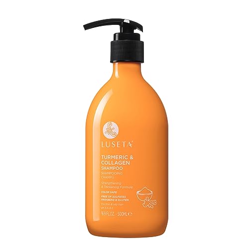 Luseta Turmeric Collagen Shampoo for Thicker Hair, 16.9 oz