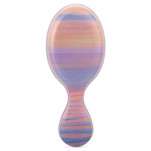 Wet Brush Mini Detangler Hair Brush, Purple (Desert Afterglow) - Detangling Travel Hair Brush - Ultra-Soft IntelliFlex Bristles Glide Through Tangles with Ease - Pain-Free - All Hair Types