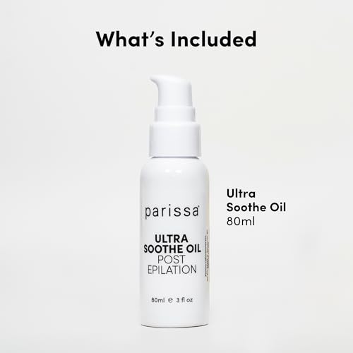 Parissa Ultra Soothe Oil, Calming Essential Oil for Inflamed Skin, Post-Shave & Epilation Treatment for Ingrown Hair & Razor Bumps