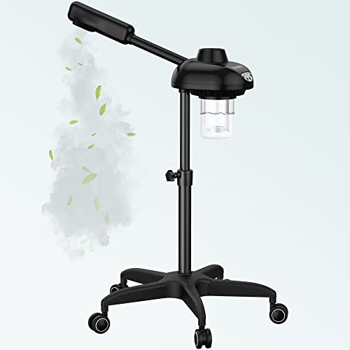TASALON Professional Facial Steamer with Ozone & Wheels