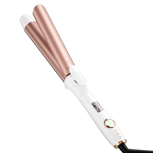 K&K 1 1/4 Inch Curling Iron - Professional Ceramic Coating