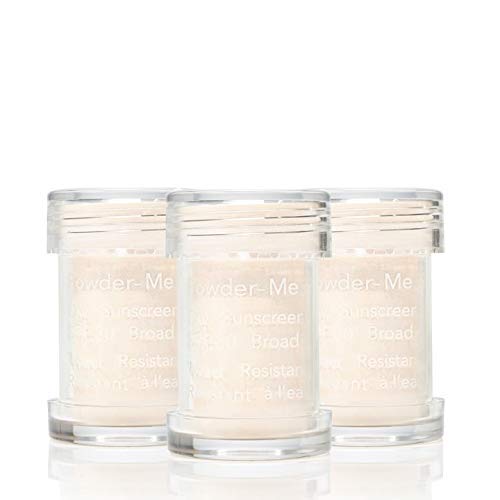 jane iredale Powder-Me SPF 30 Dry Sunscreen, Broad Spectrum Brush-On Physical Sun Protection for Face, Body, & Scalp, Refillable, Vegan, Cruelty-Free