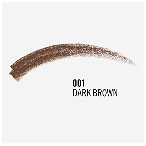 Rimmel Brow This Way Eyebrow Pencil, Dark Brown, Pack of 2