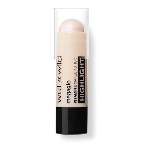 wet n wild Mega Glo Vitamin E Makeup Stick, Buildable & Blendable Color, Versatile Use, Cruelty-Free & Vegan - Moonlike