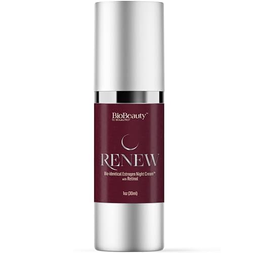 BIOBeauty Night Cream with Retinol ? Restorative Anti-Aging Moisturizer Infused with Real Bioidentical Hormones - Renew Face and Under Eye Serum (1oz)