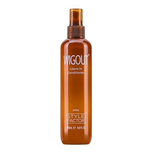 Style Factor WIGOUT Leave-In Conditioner Spray for All Hair Types - Hydrating & Frizz Control, 8.8oz