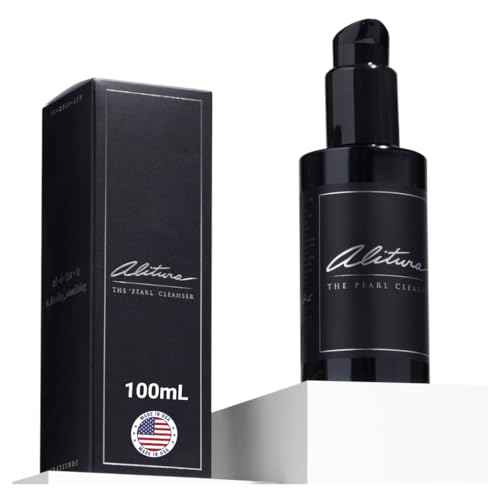 Alitura Pearl Facial Cleanser for Men & Women 100 ml ? Anti-Aging Face Wash with Marine Collagen, Sea Kelp & Organic Botanicals ? Hydrating Gentle Exfoliant for Clear, Smooth Skin ? 3.4 oz Travel Size
