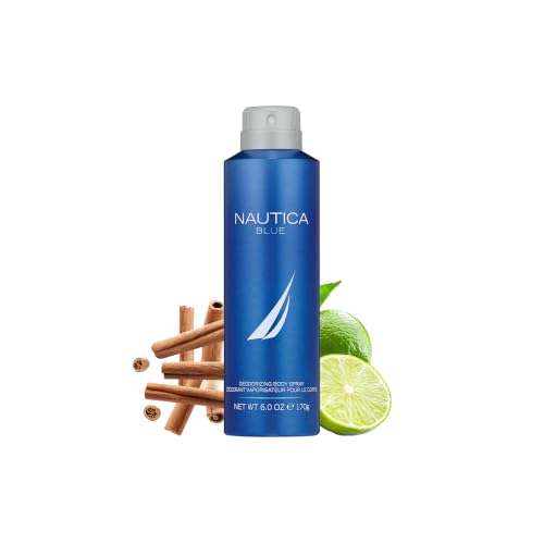 Nautica Blue Men's Body Spray 6 oz | Long-Lasting Fragrance