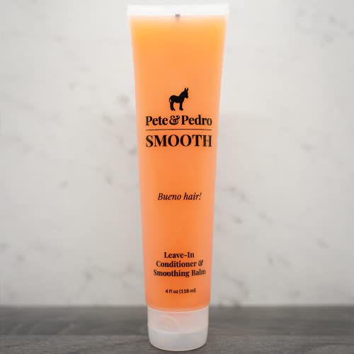Pete & Pedro SMOOTH Leave-In Hair Conditioner, 4 oz - Nourishing & Frizz Control