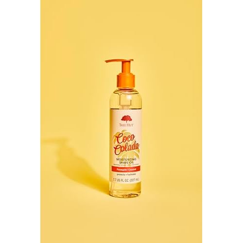 Tree Hut Vitamin C Shea Sugar Body Scrub 18 oz & Bare Coco Colada Shave Oil 7.7 fl oz Skincare Bundle