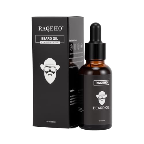 Sandalwood Beard Oil for Men - Beard Softener Moisturizer Thickener Strengthen Coarse Hair Mustache Oil with Argan Oil & Jojoba Oil Beard Conditioners & Oils Serum Care Gifts£¨1fl oz£©
