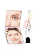 SisKokoro Rechargeable 30X Magnifying Travel Mirror with Light