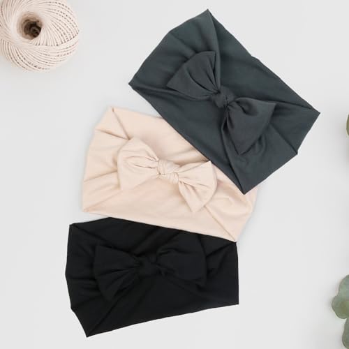 Huachi Headbands for Women 6-Pack Knotted Bow Wide