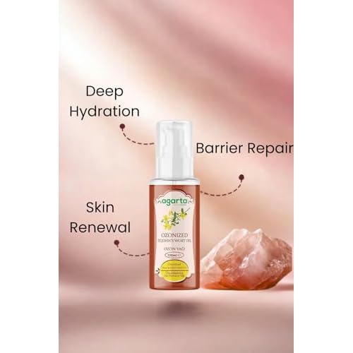 Ozonated St. John¡¯s Wort Oil ? Botanical Skin Care Oil for Daily Use, Vegan Clean Formula ? 3.38 fl oz