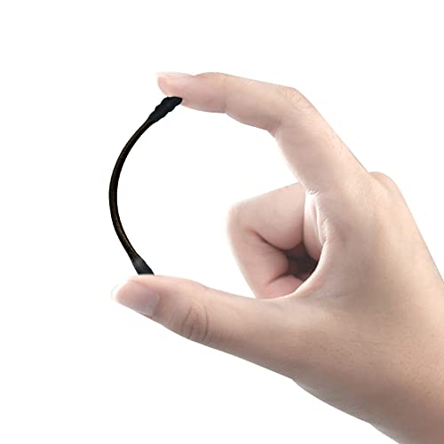 Black Organic Cotton Swabs Spiral - 800 Count