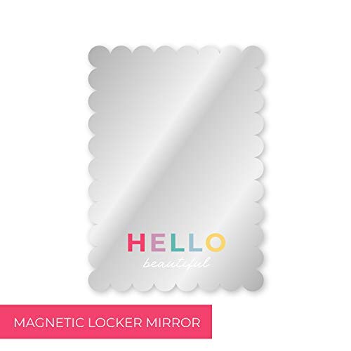 Hello Beautiful Magnetic Locker Mirror 4.75" x 6.75"