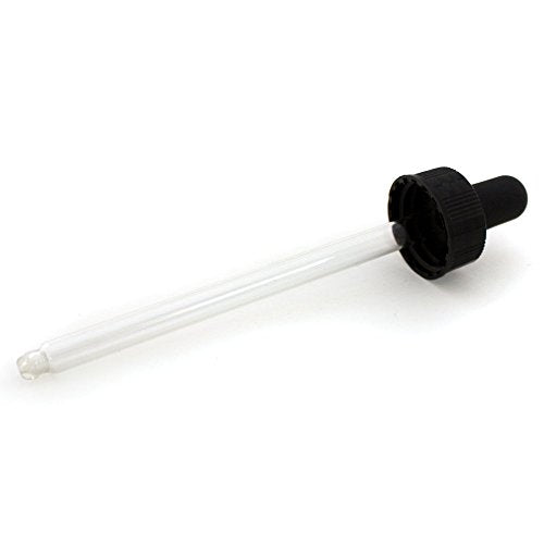 GreenHealth 4 oz Amber Glass Dropper Bottle with Leak-Proof Glass Pipette