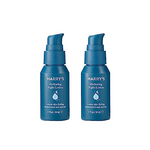 Harry's Hydrating Night Lotion | Lightweight and Moisturizing | 1.7 Fl Oz, 2 Pack