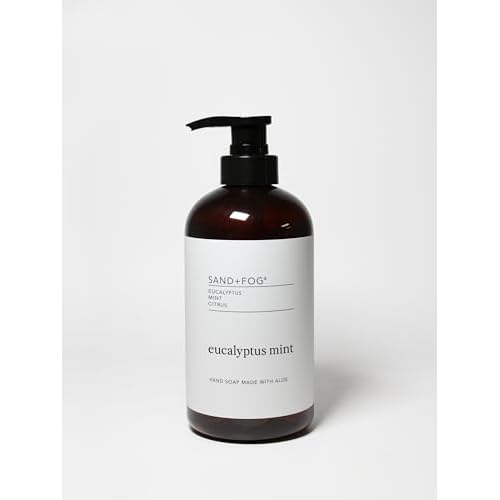 Sand + Fog Eucalyptus Mint - Scented Liquid Hand Soap - Moisturizing Hand Soap - Made with Aloe - Paraben Free- 20 oz