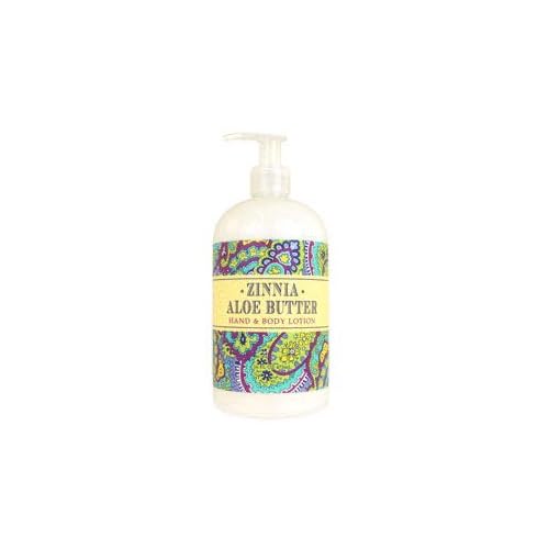 Greenwich Bay Trading Company Botanical Collection: Zinnia Aloe Butter 16oz Lotion, 16 Ounce Lotion, 11-008-014