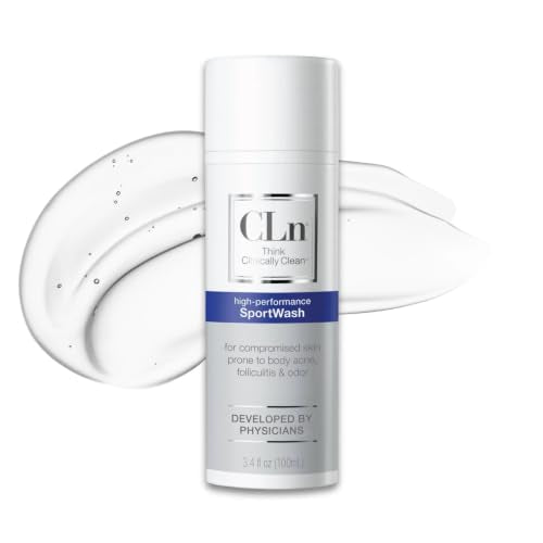 CLn SportWash Body Wash for Athletes - Fragrance-Free, 3.4 fl. oz.
