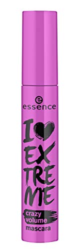 essence | I Love Extreme Volume Mascara (Pack of 1) | Flake Free, Intense & Dramatic Volume | Vegan & Cruelty Free