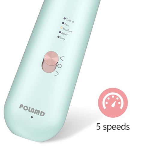 Electric Nail Drill Kit for Manicure Pedicure - Cordless 5 Speeds Nail File Set with USB Charging
