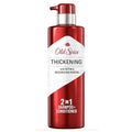 Old Spice Thickening 2-in-1 Men's Shampoo and Conditioner with Biotin and Invigorating Menthol, 17.9 oz