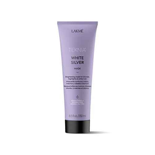 LAKM? Teknia White Silver Hair Mask, Brightening Hair Mask for Blondes & Bleached Hair, 8.5 Fl Oz