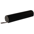 Master Massage 6" 3/4 Round Bolster Pillow for Massage Tables - Black