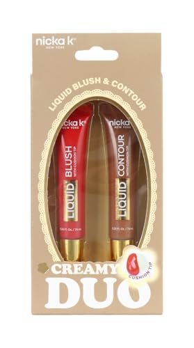 Nicka K Liquid Blush & Contour Duo with Cushion Tip