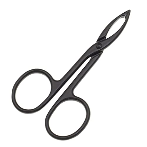2-Pack Straight Tip Eyebrow Tweezers with Scissor Handle