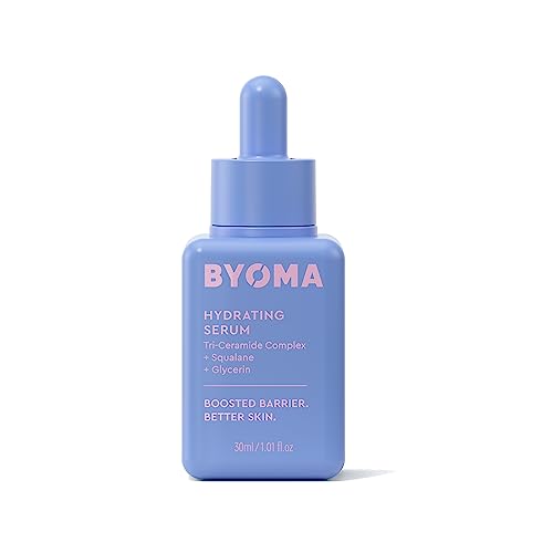 BYOMA Hydrating Serum - Moisturizing Facial Serum with Squalane, Glycerin & Ceramides - Hydrating for Glowing, Dewy Skin - 1.01 fl. oz