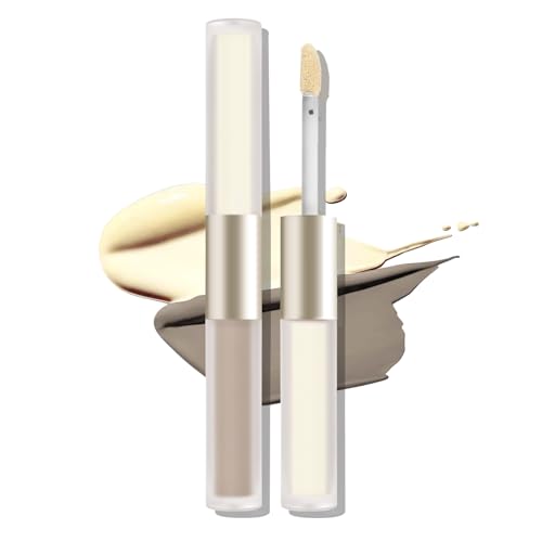 Brenqe Liquid Contour & Highlighter Stick 02 Fair With Warm Undertones – Under Eye Brightening & Face Sculpting Makeup