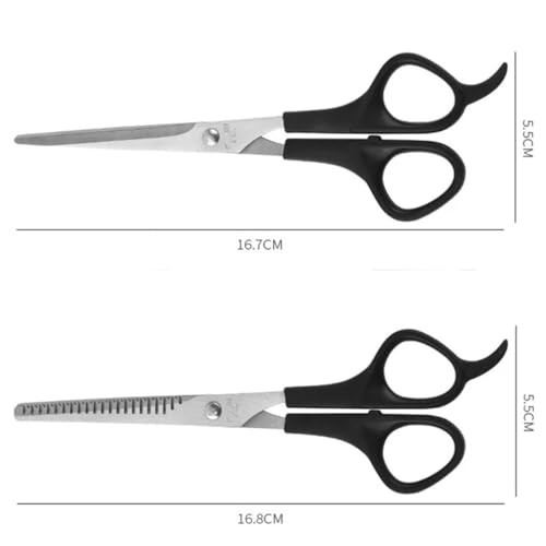 Professional Hairdressing Hair Cutting Scissors Kit for Men Women Pets