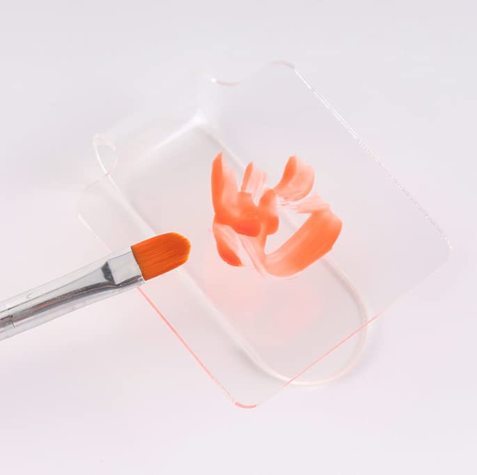Acrylic Makeup Mixing Palette for Nail Art & Cosmetics - 1 PCS