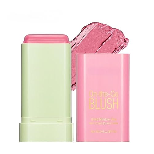 Lovelycat Blush Stick - Waterproof Cream Powder Blush, Long Lasting
