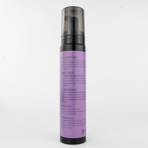 BRIMFULITE Mousse and Spray for Wigs - Highly Pigmented Lace Tint, No Residue, for Hairpieces, with Lace Melting Band, Brush, and Comb (Dark Brown)