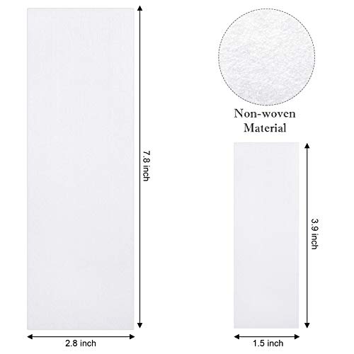 Maitys 1000 Pieces Non-woven Wax Strips for Body Facial Hair Removal Beauty Waxing Sheets Soft Wax Strips for Women Men Leg Face Chest Back Eyebrow Armpit and Bikini, 2.8'' x 7.9'' and 1.5'' x 3.9''