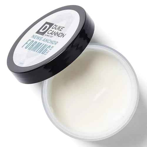Duke Cannon Supply Co. News Anchor¢ç Forming Cream - Medium to Strong Hold, Matte Finish, 4 oz. (Pack of 2)