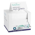 Disposable Face Towel, Clean Towel, Extra Large 12" x 10", Soft Dry Wipe Face Wash, Makeup Remover, Biodegradable Towelette for Sensitive Skin 320 Count (4 Pack)