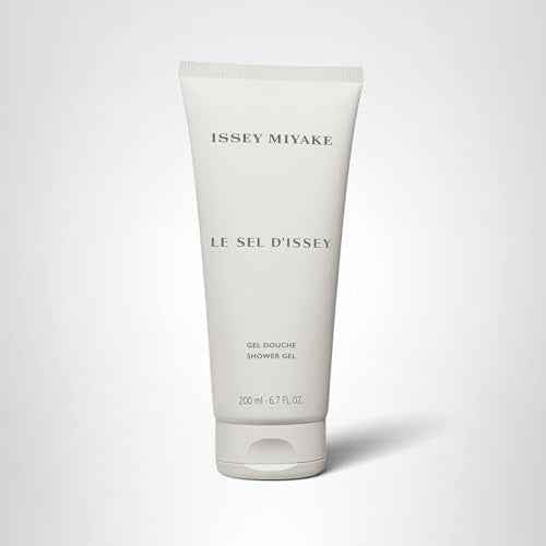 Issey Miyake Le Sel d'Issey Shower Gel - Fresh Woody Marine Shower Gel for Men - With Salt Accord, Marine Seaweed, Ginger & Cedarwood - 6.7 oz