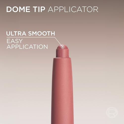 L'Oreal Paris Blurfiller Lip Liner - Buildable, Sculpting Pencil for Fuller Lips