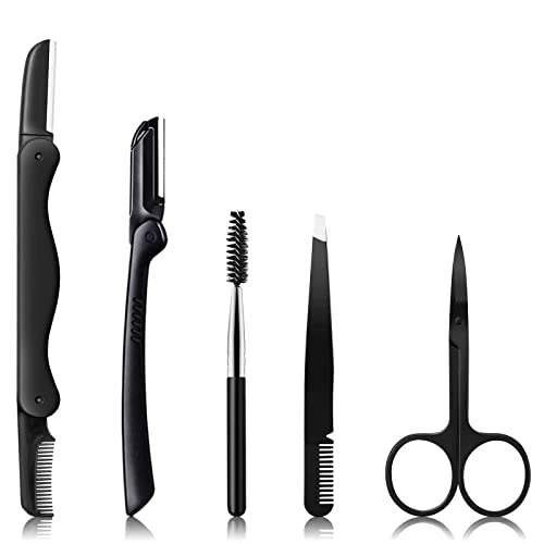 KAJUDA Eyebrow Razor Kit 5-in-1 Grooming Set