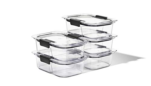 Rubbermaid Brilliance BPA Free Food Storage Containers with Lids