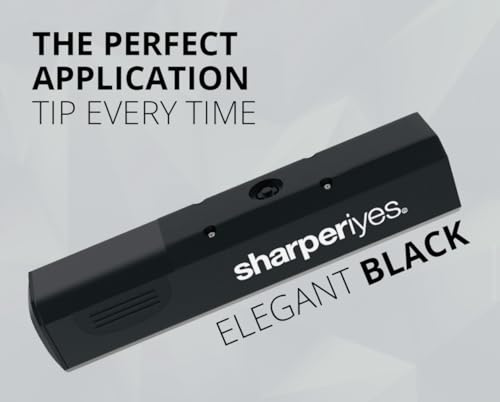 SharperIyes Automatic Sharpener for Cosmetic Wood Pencils Only (Black) *not Intended for Plastic Gel Cosmetic Pencils