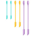 Silicone Spatula Set 6-Piece Mini Scraper for Makeup & Kitchen