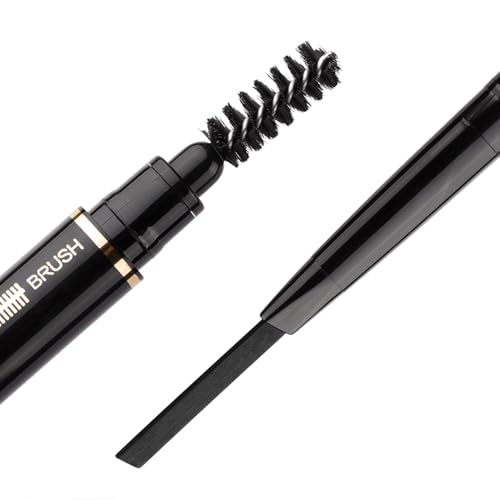 Waterproof Eyebrow Pencil 2 Pack with Brush - Dark Brown