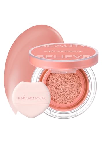 JUNG SAEM MOOL Artist Cushion Blush Blur in Perky Coral – Buildable, Hydrating Korean Makeup